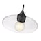 Z-Lite Paloma Pendant, 1-Light, 14 In.W x 6.25 In.H, Matte Black/Clear 821P14-MB - alternate 5